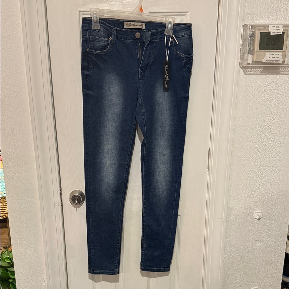 Velvet Heart Dark Blue Skinny Jeans